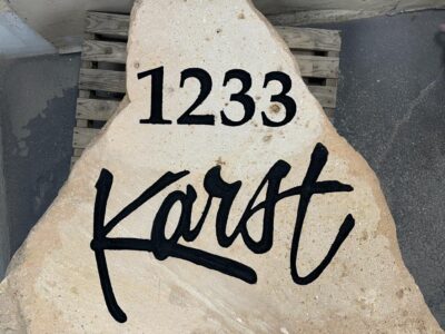 Karst Address Rock