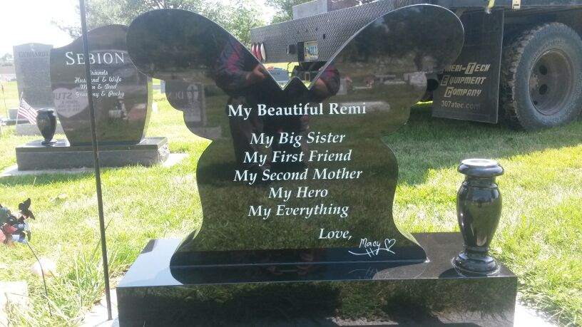 In-house monument design proofing for Douglas, WY families